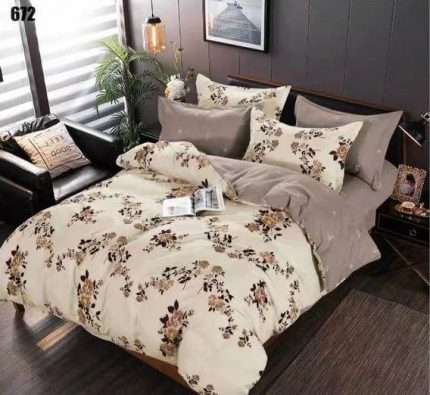 Double bed linen in finet iris, Super Elegant Pucioasa