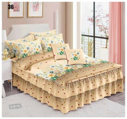 Lingerie with frills 6 pieces daffodils, Super Elegant Pucioasa