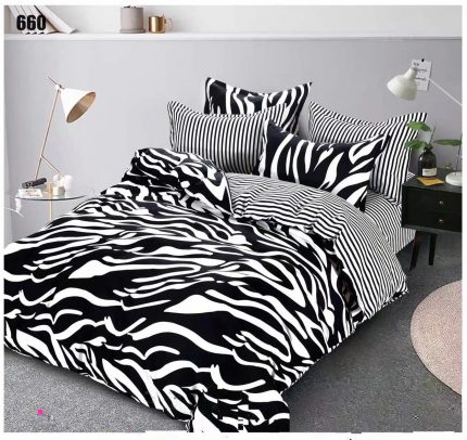 Double finet zebra bedding, Super Elegant Pucioasa
