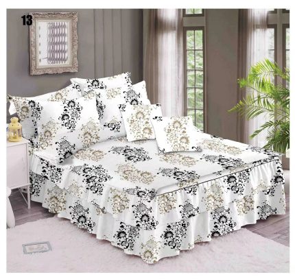 Finet underwear with classic white flounces, Super Elegant Pucioasa